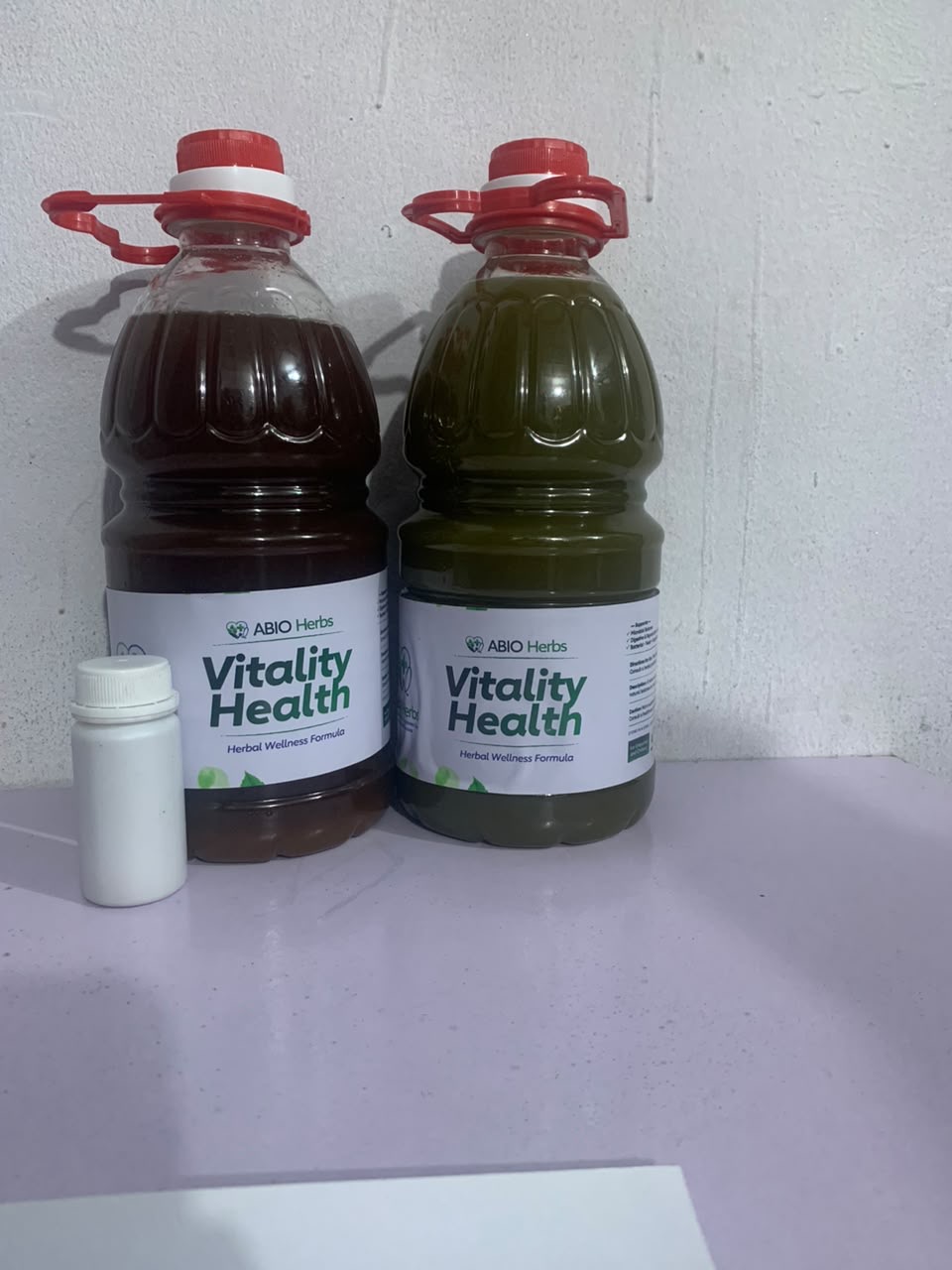Her Balance bottles as delivered